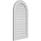 Ekena Millwork Round Top Surface Mount PVC Gable Vent: Functional, w/ 3-1/2"W x 1"P Standard Frame, 24"W x 42"H GVPRT24X4201SF - alternate 4